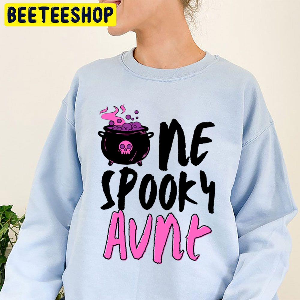 One Spooky Aunt Aunt Halloween Trending Unisex Sweatshirt One Spooky Aunt Aunt Halloween Trending Unisex Sweatshirt