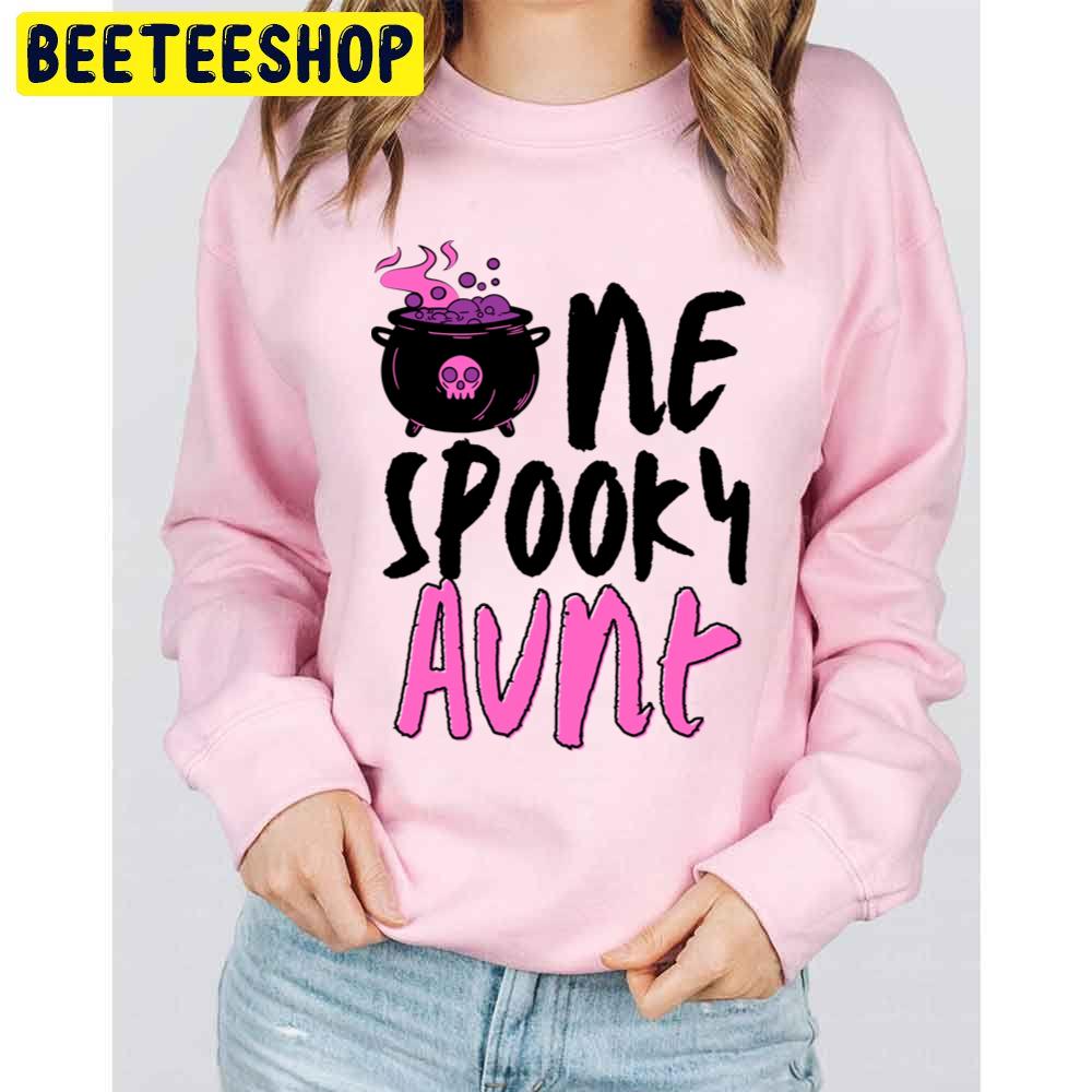 One Spooky Aunt Aunt Halloween Trending Unisex Sweatshirt One Spooky Aunt Aunt Halloween Trending Unisex Sweatshirt
