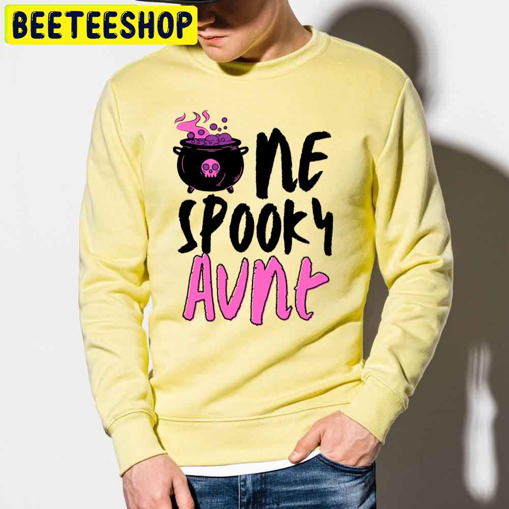 One Spooky Aunt Aunt Halloween Trending Unisex Sweatshirt One Spooky Aunt Aunt Halloween Trending Unisex Sweatshirt