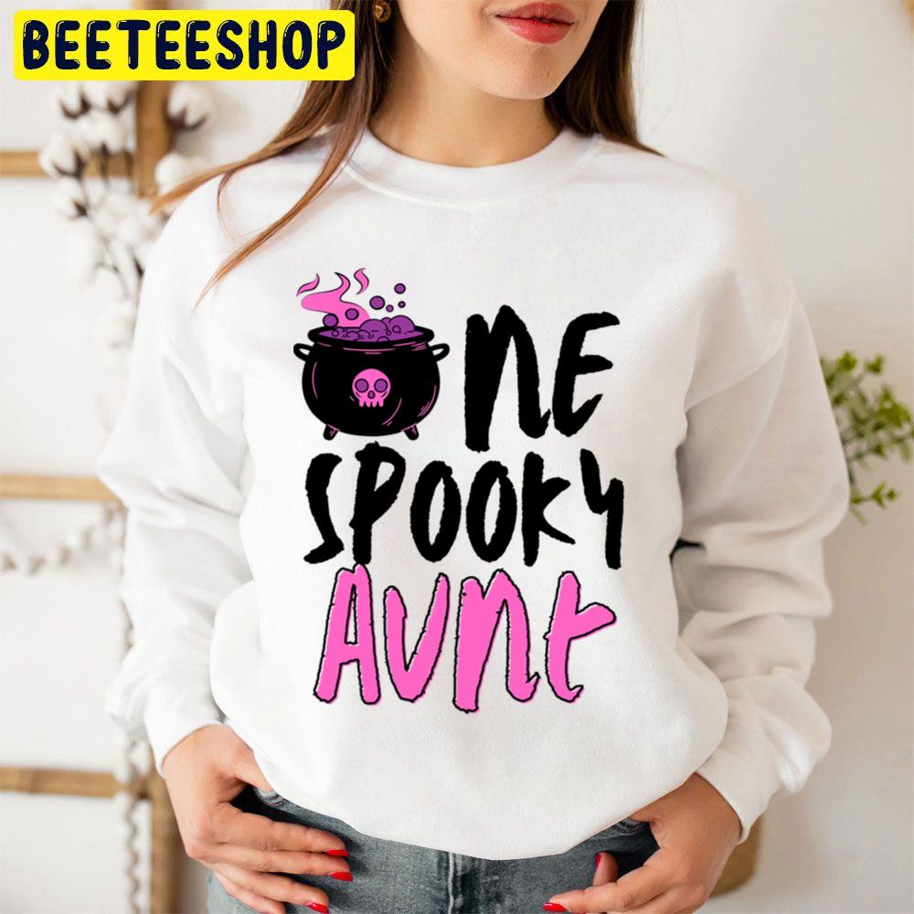 One Spooky Aunt Aunt Halloween Trending Unisex Sweatshirt One Spooky Aunt Aunt Halloween Trending Unisex Sweatshirt
