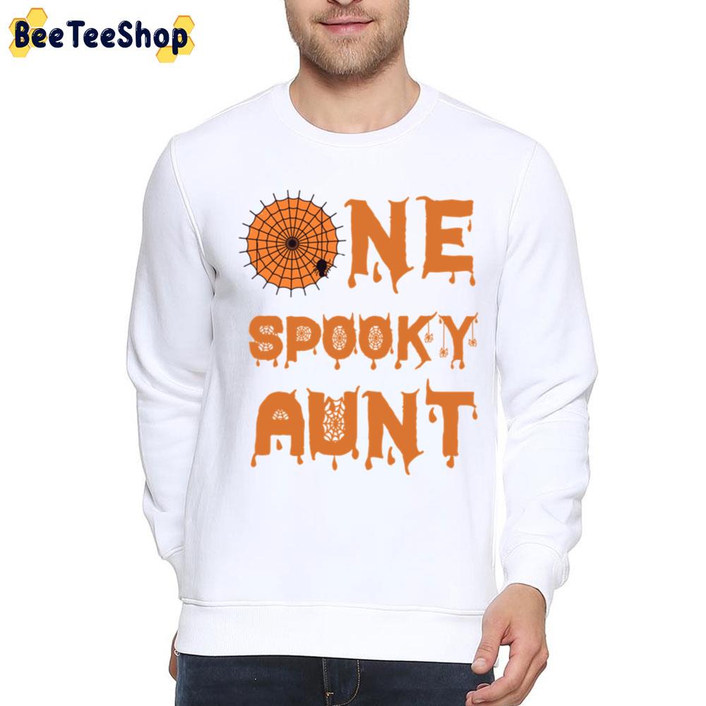 One Spooky Aunt Funny Halloween Idea For Aunt Trending Unisex Sweatshirt One Spooky Aunt Funny Halloween Idea For Aunt Trending Unisex Sweatshirt