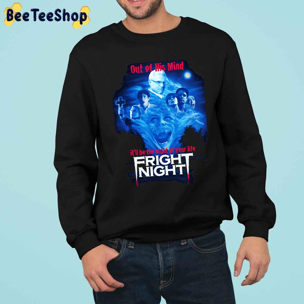 Out Of His Mind Fright Night Little Green Aliens Unisex Sweatshirt Out Of His Mind Fright Night Little Green Aliens Unisex Sweatshirt