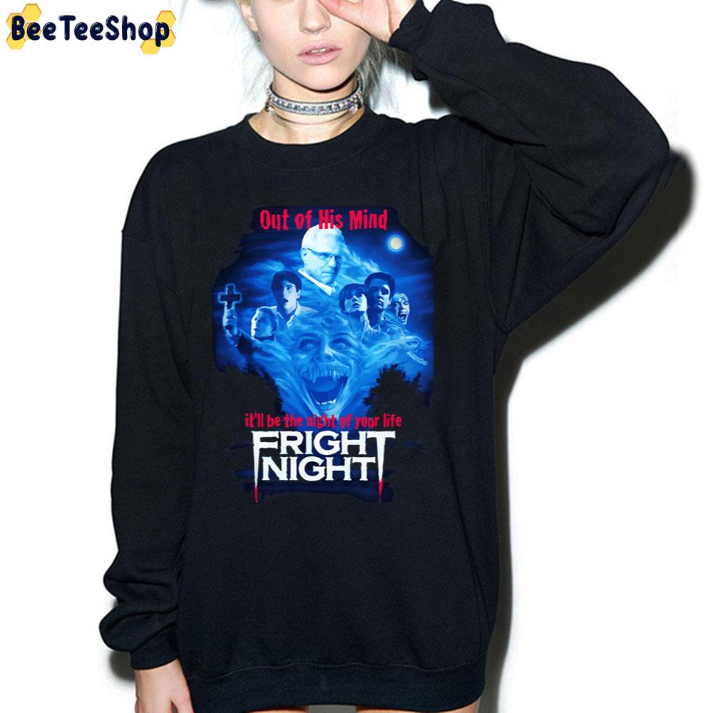 Out Of His Mind Fright Night Little Green Aliens Unisex Sweatshirt Out Of His Mind Fright Night Little Green Aliens Unisex Sweatshirt