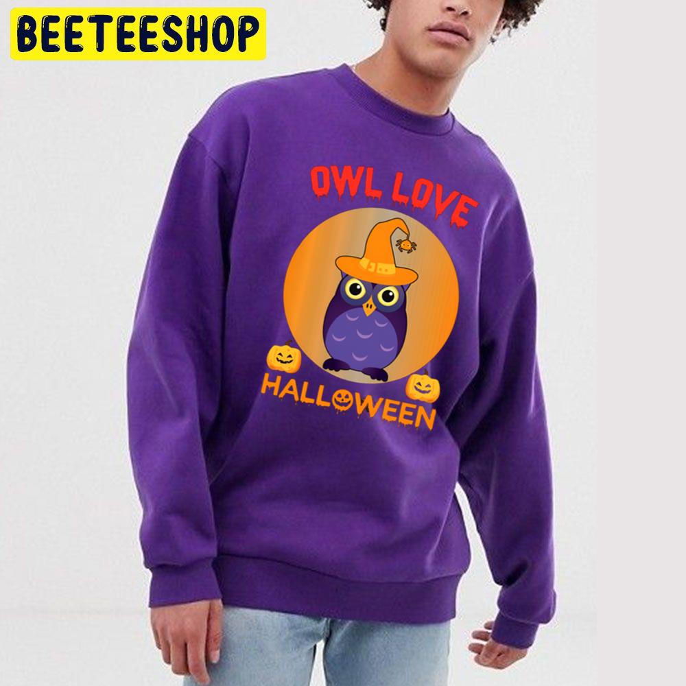 Owl Love Halloween Trending Unisex Sweatshirt Owl Love Halloween Trending Unisex Sweatshirt
