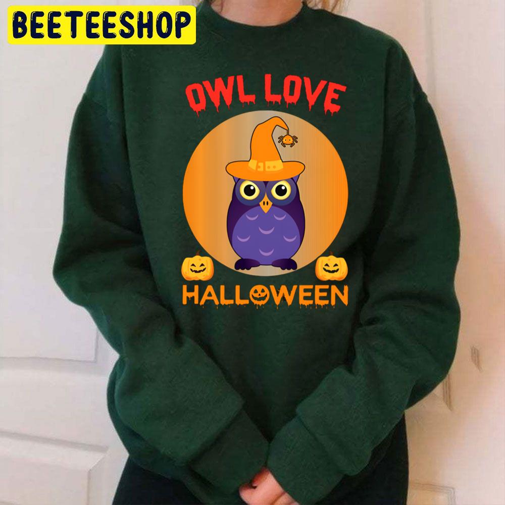 Owl Love Halloween Trending Unisex Sweatshirt Owl Love Halloween Trending Unisex Sweatshirt