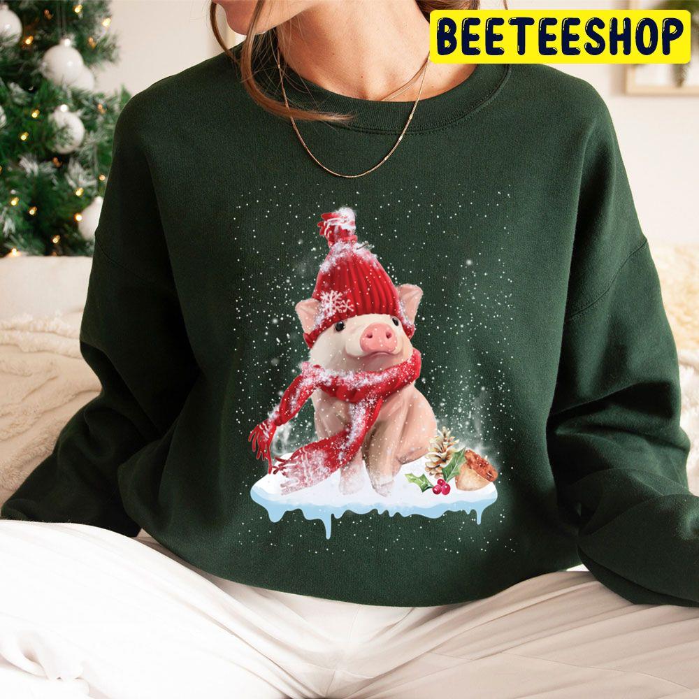 Pig Cute Welcome Merry Christmas Trending Unisex Hoodie Pig Cute Welcome Merry Christmas Trending Unisex Hoodie
