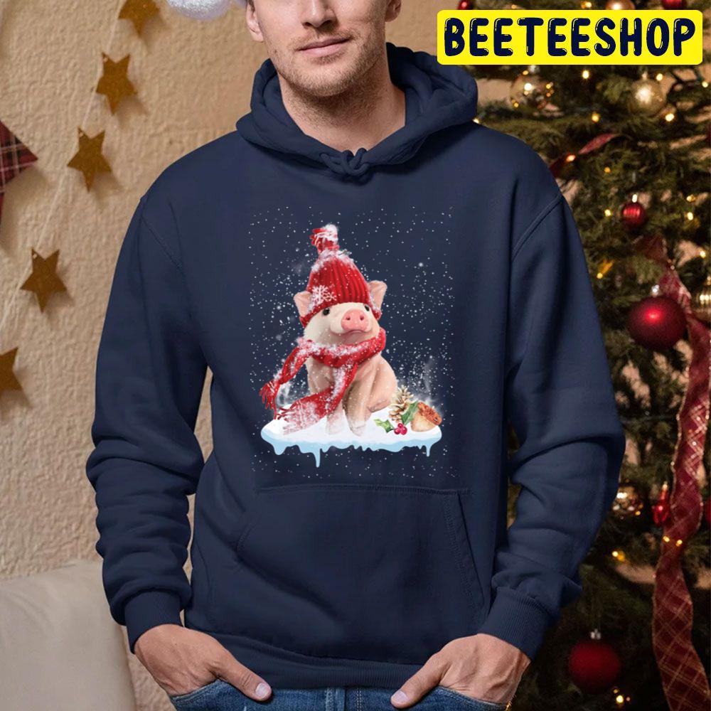 Pig Cute Welcome Merry Christmas Trending Unisex Hoodie Pig Cute Welcome Merry Christmas Trending Unisex Hoodie
