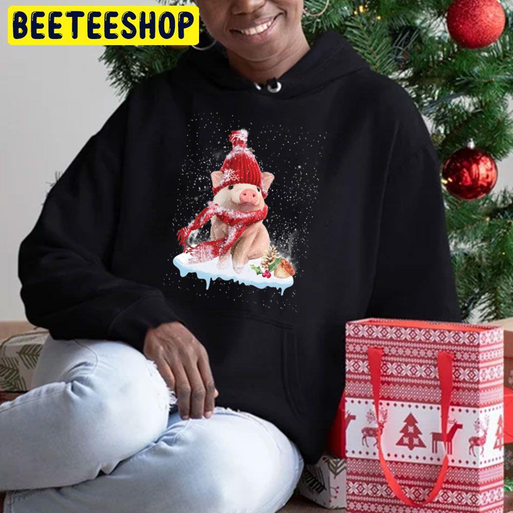 Pig Cute Welcome Merry Christmas Trending Unisex Hoodie Pig Cute Welcome Merry Christmas Trending Unisex Hoodie