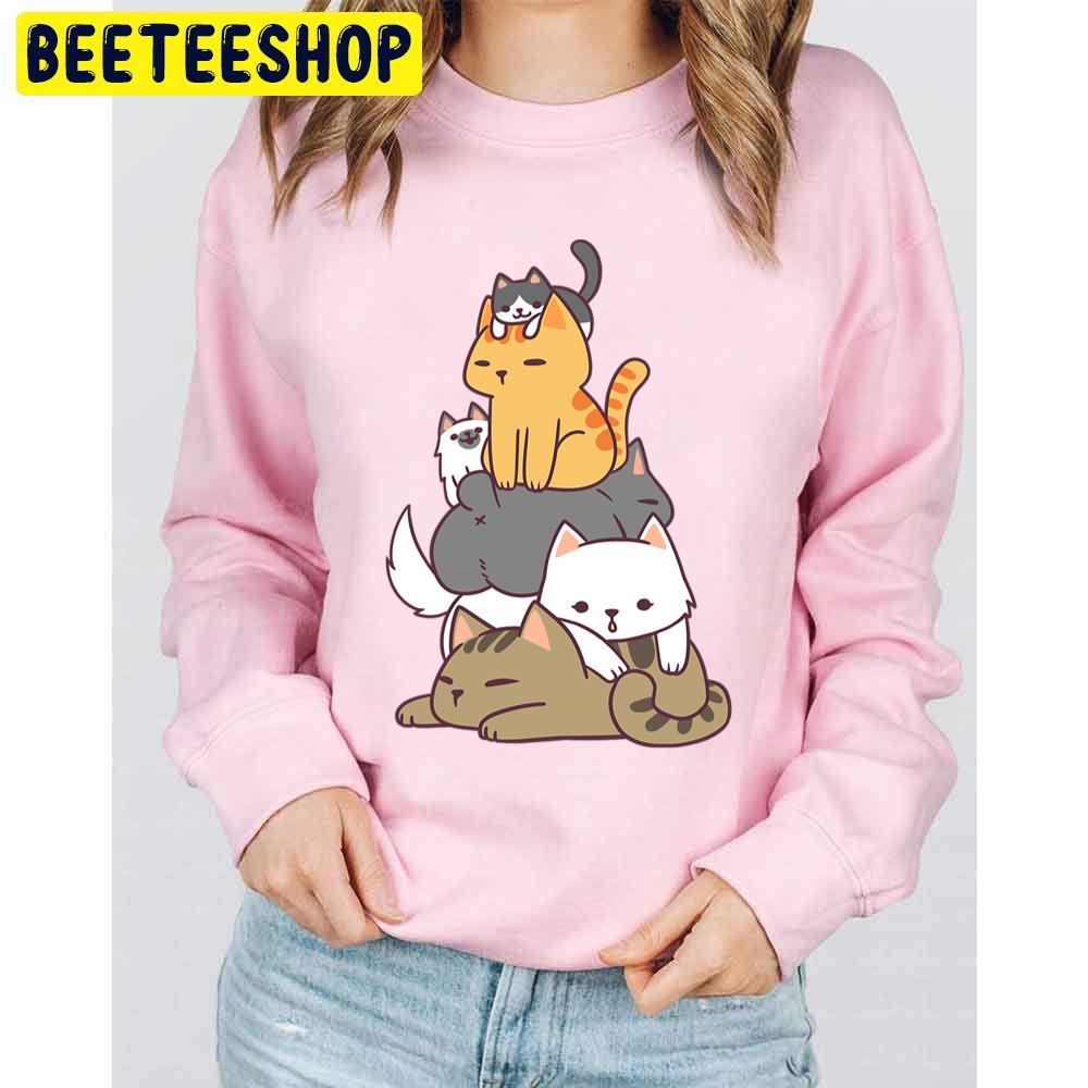 Pile Of Kitty Cats Funny Cute Cat Lover Trending Unisex Sweatshirt Pile Of Kitty Cats Funny Cute Cat Lover Trending Unisex Sweatshirt