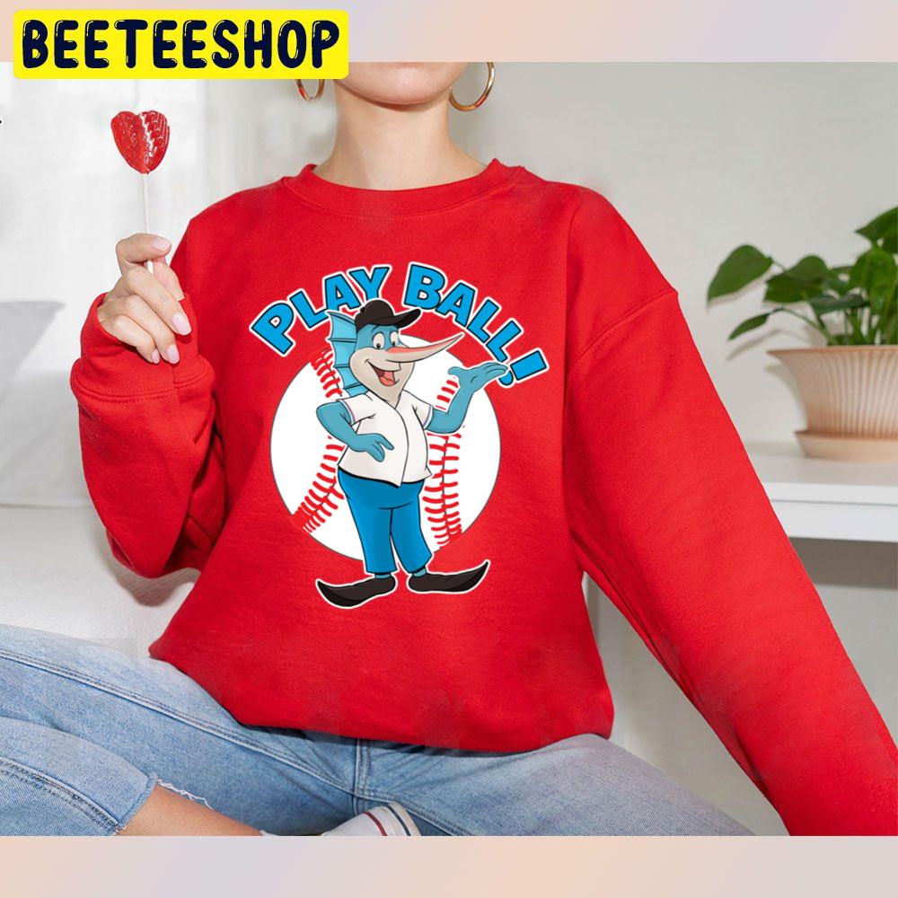 Play Ball!!! Billy The Miami Marlins Baseball Trending Unisex Sweatshirt Play Ball!!! Billy The Miami Marlins Baseball Trending Unisex Sweatshirt