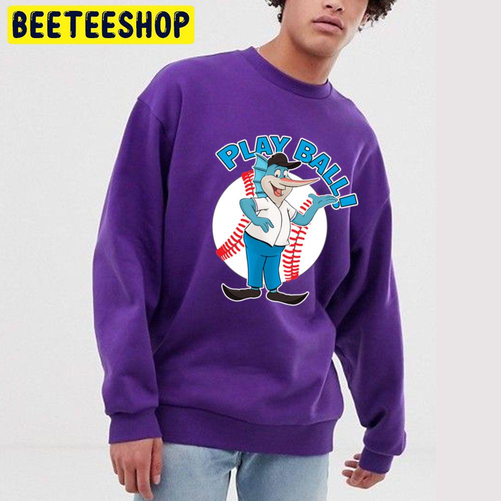 Play Ball!!! Billy The Miami Marlins Baseball Trending Unisex Sweatshirt Play Ball!!! Billy The Miami Marlins Baseball Trending Unisex Sweatshirt