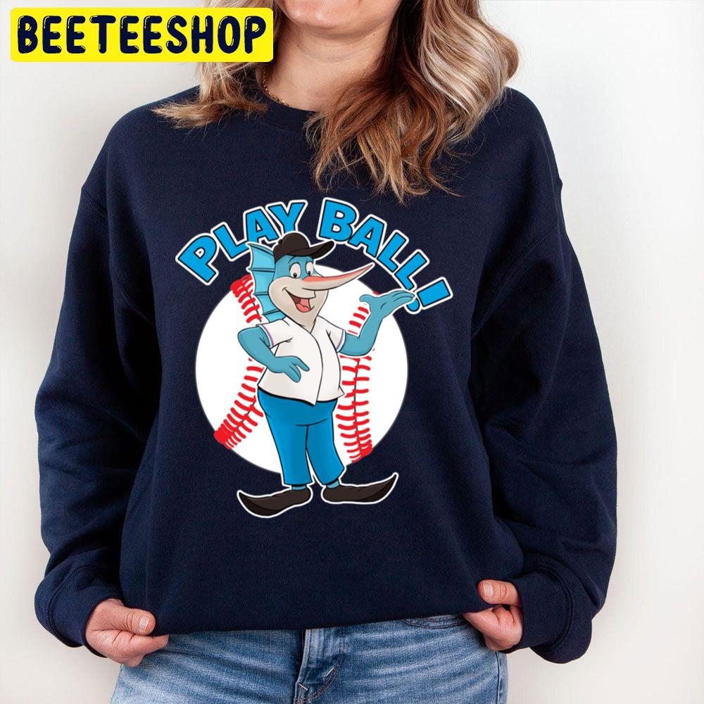 Play Ball!!! Billy The Miami Marlins Baseball Trending Unisex Sweatshirt Play Ball!!! Billy The Miami Marlins Baseball Trending Unisex Sweatshirt