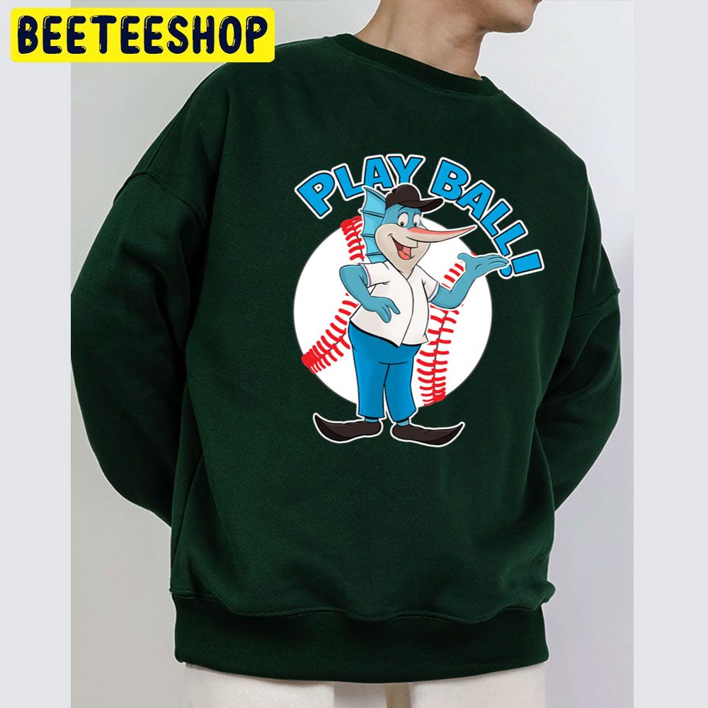 Play Ball!!! Billy The Miami Marlins Baseball Trending Unisex Sweatshirt Play Ball!!! Billy The Miami Marlins Baseball Trending Unisex Sweatshirt