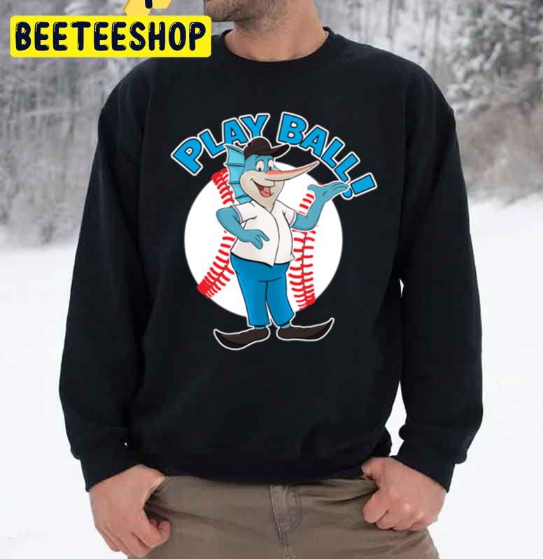 Play Ball!!! Billy The Miami Marlins Baseball Trending Unisex Sweatshirt Play Ball!!! Billy The Miami Marlins Baseball Trending Unisex Sweatshirt
