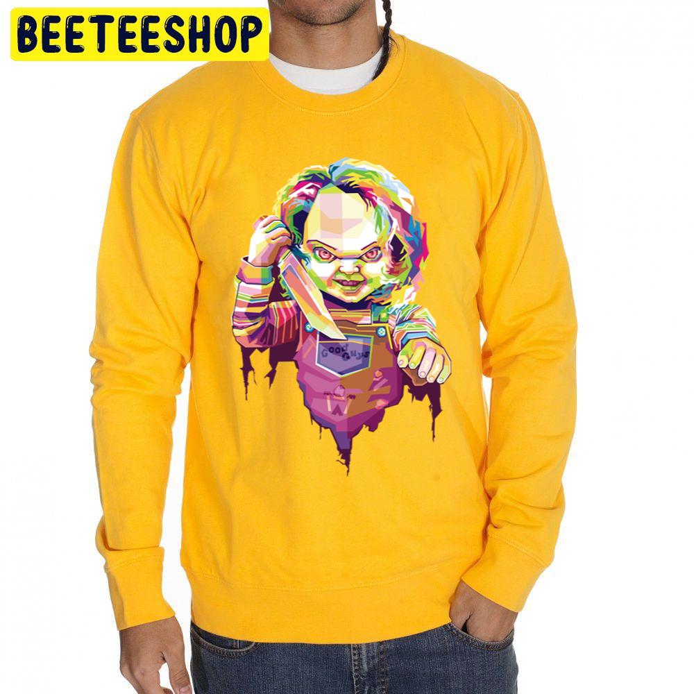Pop Art Chucky Halloween Trending Unisex Sweatshirt Pop Art Chucky Halloween Trending Unisex Sweatshirt