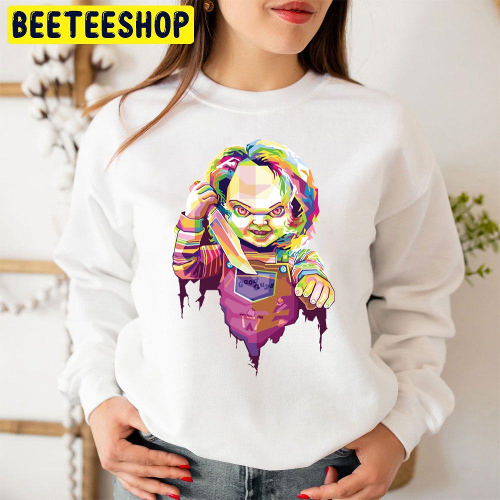 Pop Art Chucky Halloween Trending Unisex Sweatshirt Pop Art Chucky Halloween Trending Unisex Sweatshirt