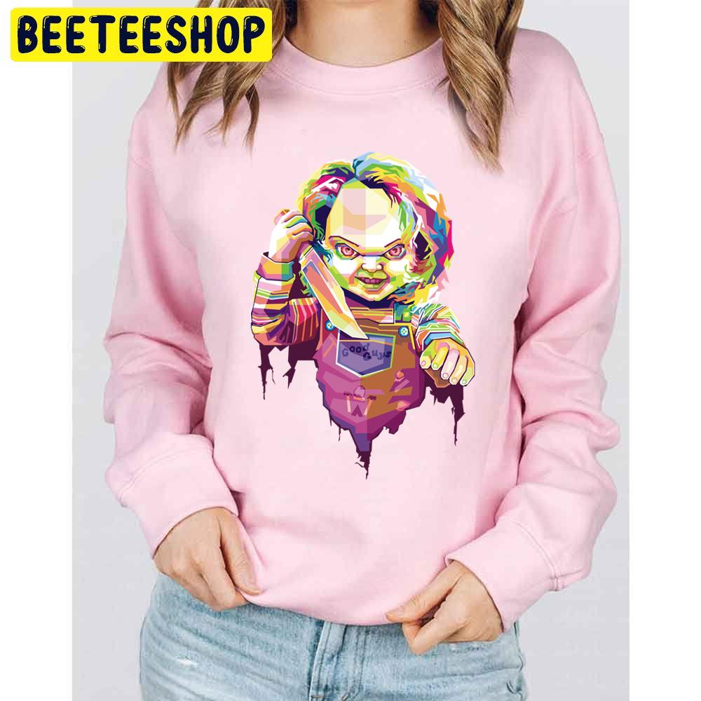 Pop Art Chucky Halloween Trending Unisex Sweatshirt Pop Art Chucky Halloween Trending Unisex Sweatshirt