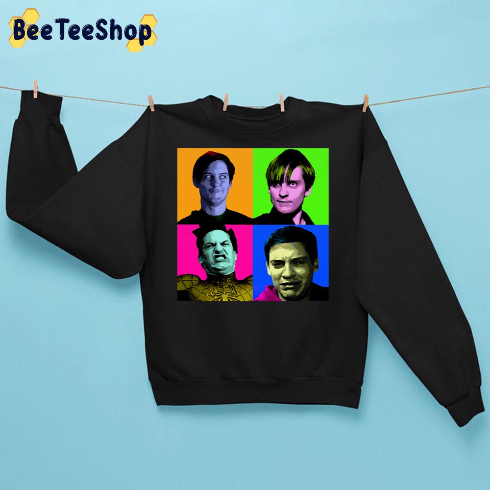 Pop Art Tobey Maguire Spider Man Unisex Sweatshirt Pop Art Tobey Maguire Spider Man Unisex Sweatshirt