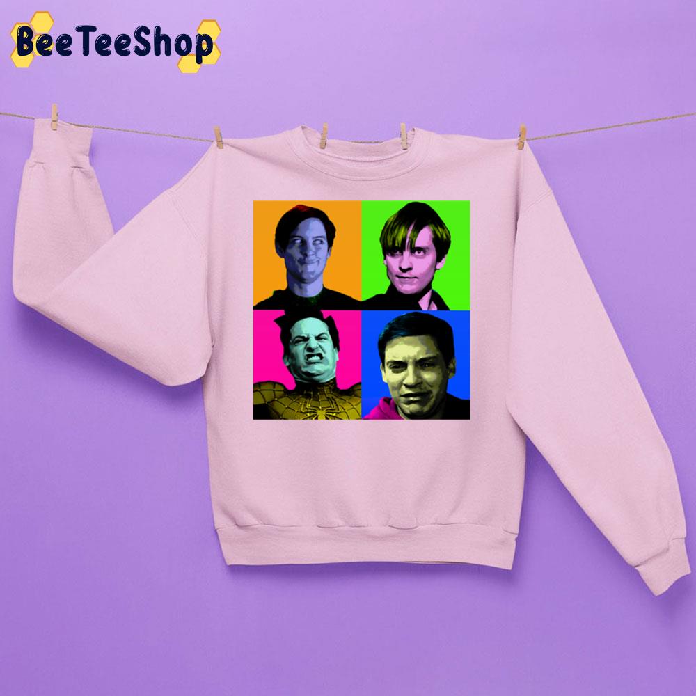 Pop Art Tobey Maguire Spider Man Unisex Sweatshirt Pop Art Tobey Maguire Spider Man Unisex Sweatshirt
