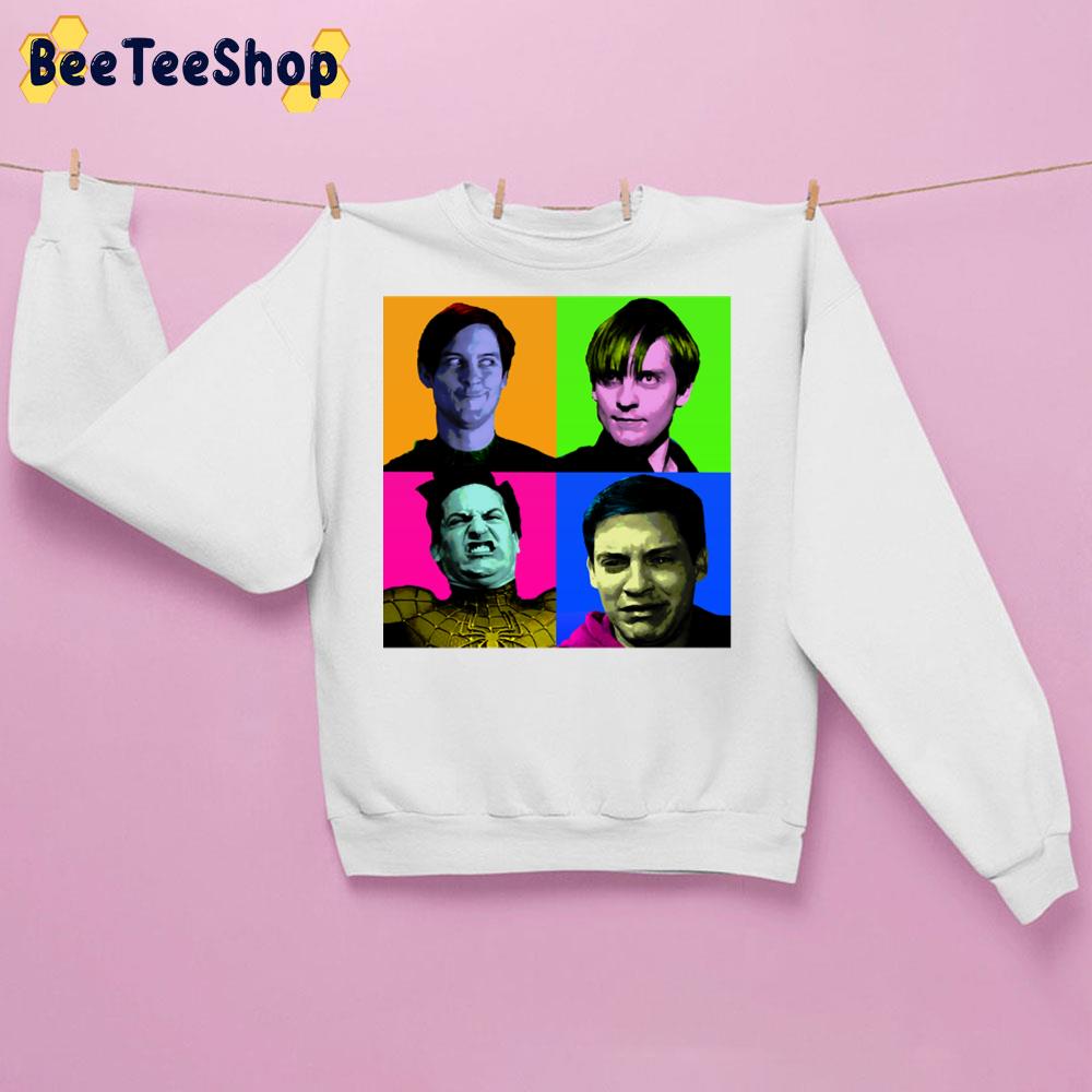 Pop Art Tobey Maguire Spider Man Unisex Sweatshirt Pop Art Tobey Maguire Spider Man Unisex Sweatshirt