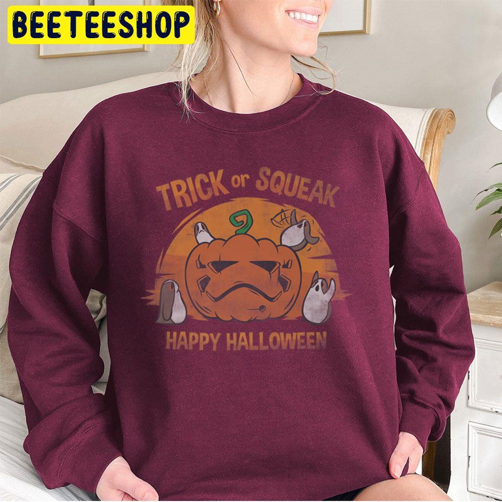 Por Trick Or Squea Cute Halloween Unisex Sweatshirt Por Trick Or Squea Cute Halloween Unisex Sweatshirt