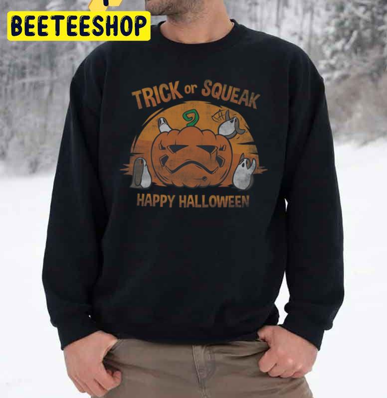 Por Trick Or Squea Cute Halloween Unisex Sweatshirt Por Trick Or Squea Cute Halloween Unisex Sweatshirt