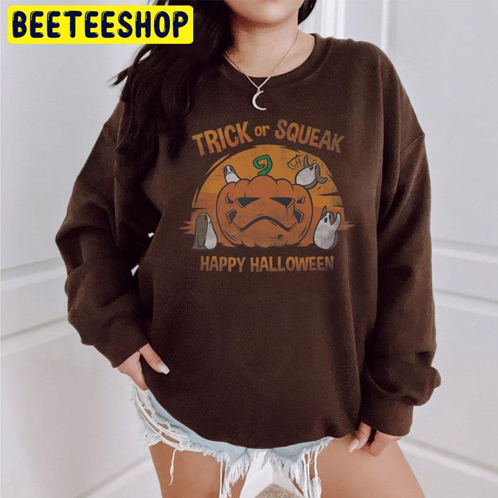Por Trick Or Squea Cute Halloween Unisex Sweatshirt Por Trick Or Squea Cute Halloween Unisex Sweatshirt