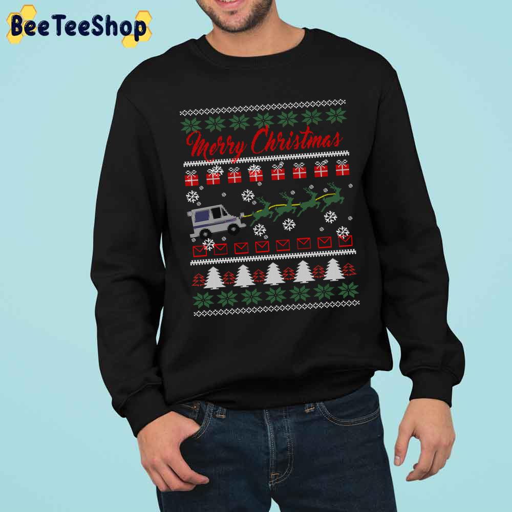 Postal Worker Merry Christmas Ugly Sweater Holiday Trending Unisex Sweatshirt Postal Worker Merry Christmas Ugly Sweater Holiday Trending Unisex Sweatshirt