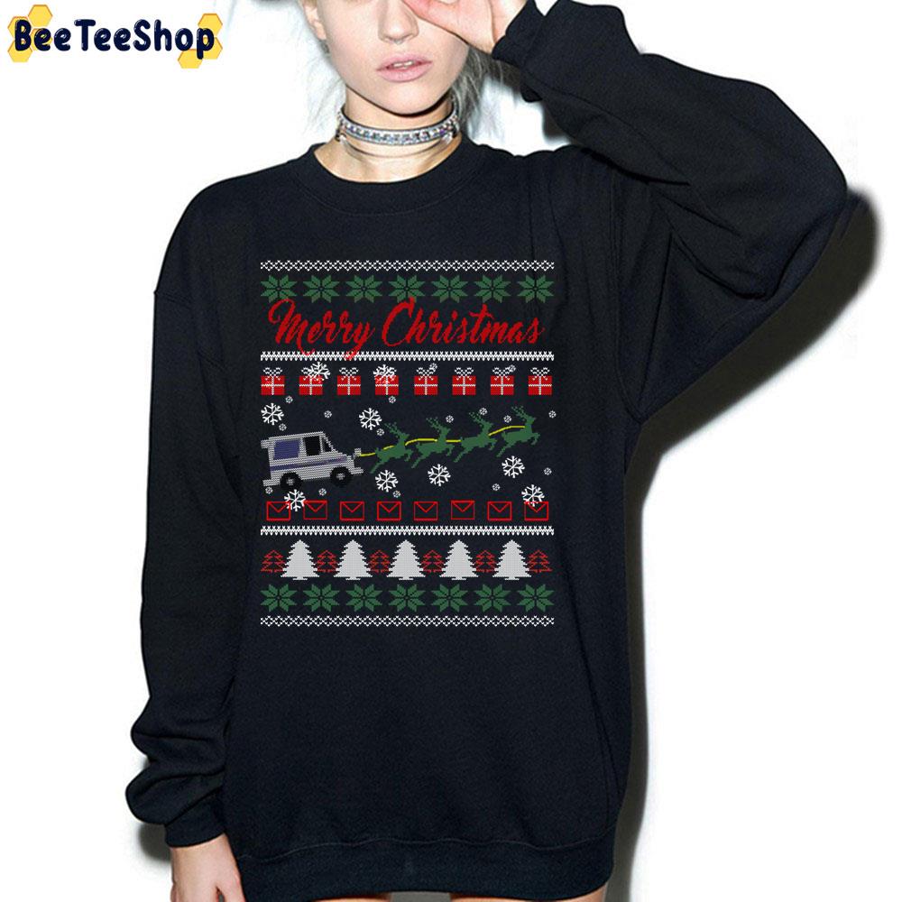 Postal Worker Merry Christmas Ugly Sweater Holiday Trending Unisex Sweatshirt Postal Worker Merry Christmas Ugly Sweater Holiday Trending Unisex Sweatshirt