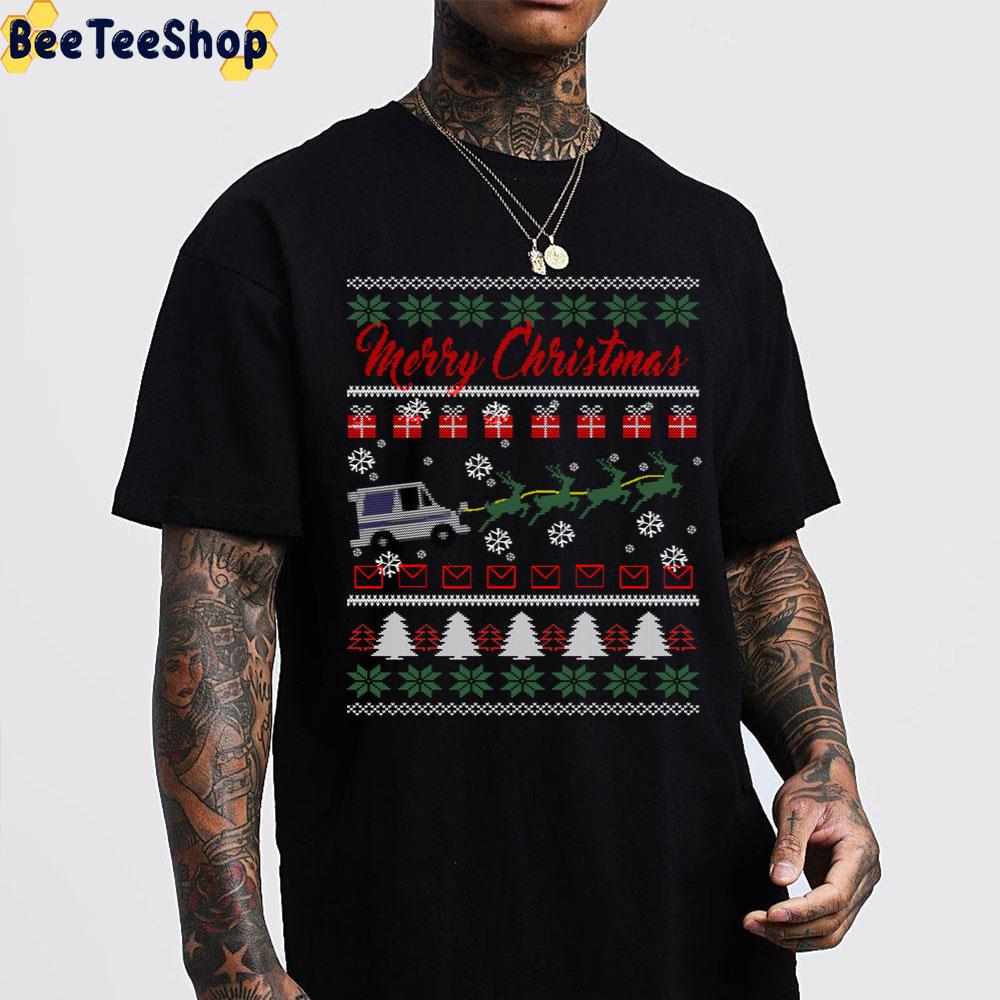 Postal Worker Merry Christmas Ugly Sweater Holiday Trending Unisex Sweatshirt Postal Worker Merry Christmas Ugly Sweater Holiday Trending Unisex Sweatshirt