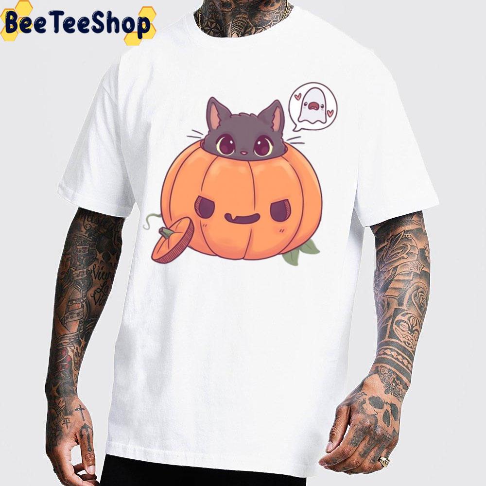 Pumpkin Kitty Original Gray Halloween Trending Unisex Sweatshirt Pumpkin Kitty Original Gray Halloween Trending Unisex Sweatshirt