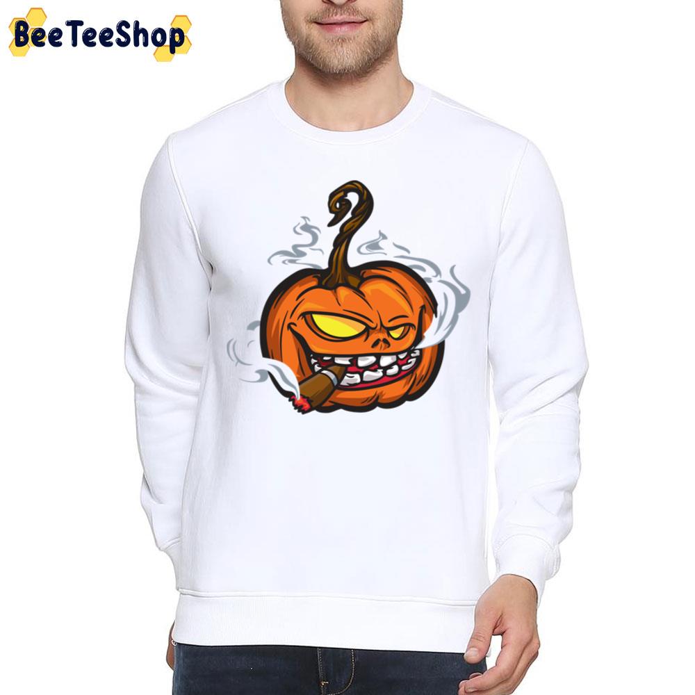 Pumpkin Smoking Halloween Hoodie Trending Unisex Sweatshirt Pumpkin Smoking Halloween Hoodie Trending Unisex Sweatshirt