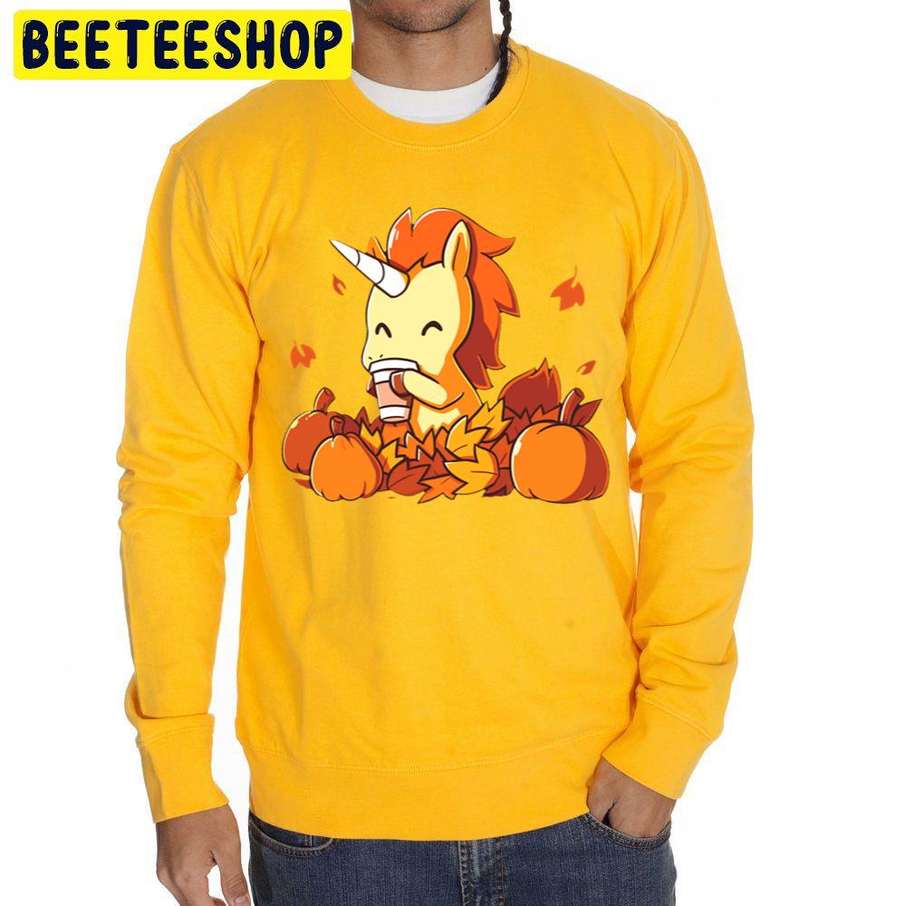 Pumpkin Spice Unicorn Hallothankmas Unisex Sweatshirt Pumpkin Spice Unicorn Hallothankmas Unisex Sweatshirt