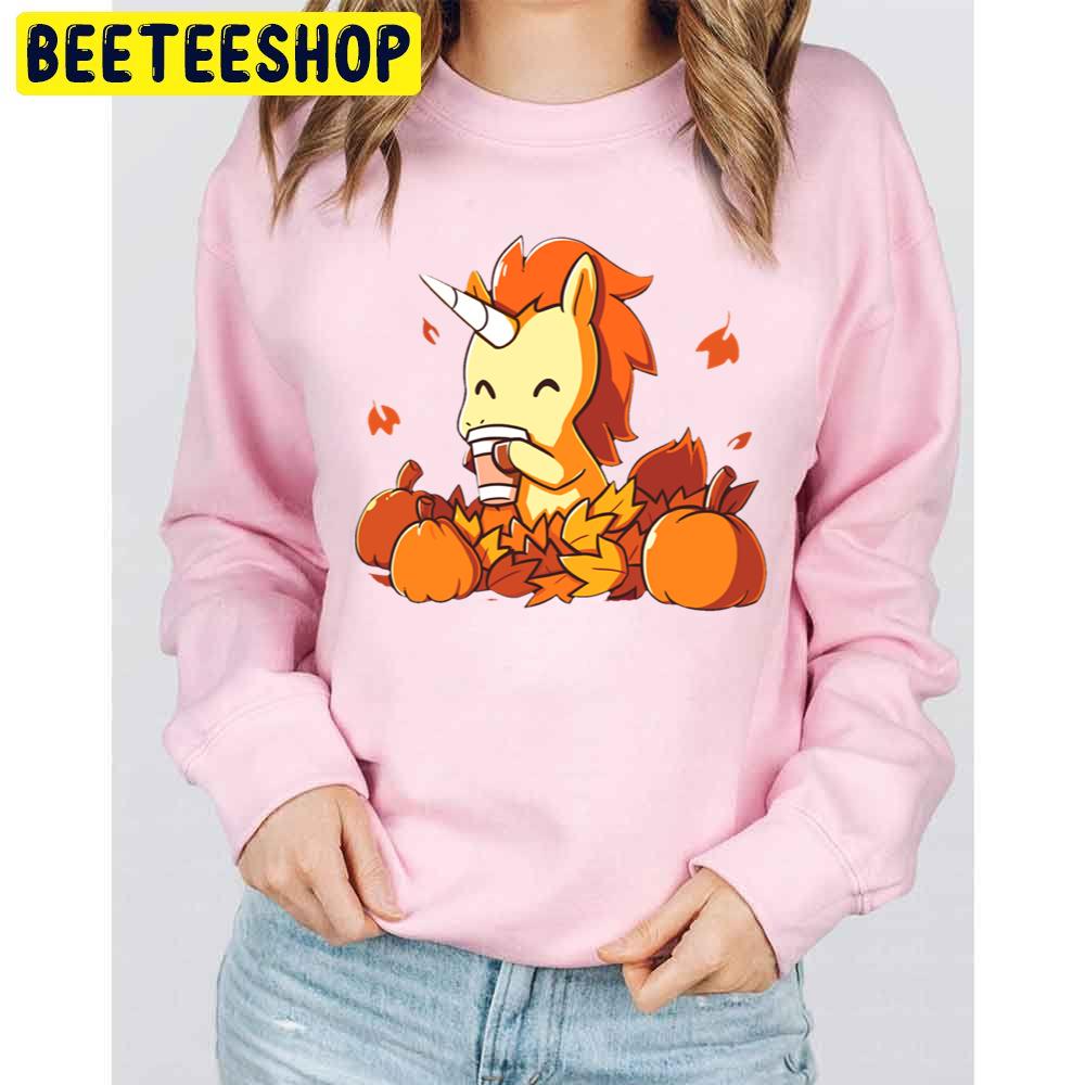 Pumpkin Spice Unicorn Hallothankmas Unisex Sweatshirt Pumpkin Spice Unicorn Hallothankmas Unisex Sweatshirt