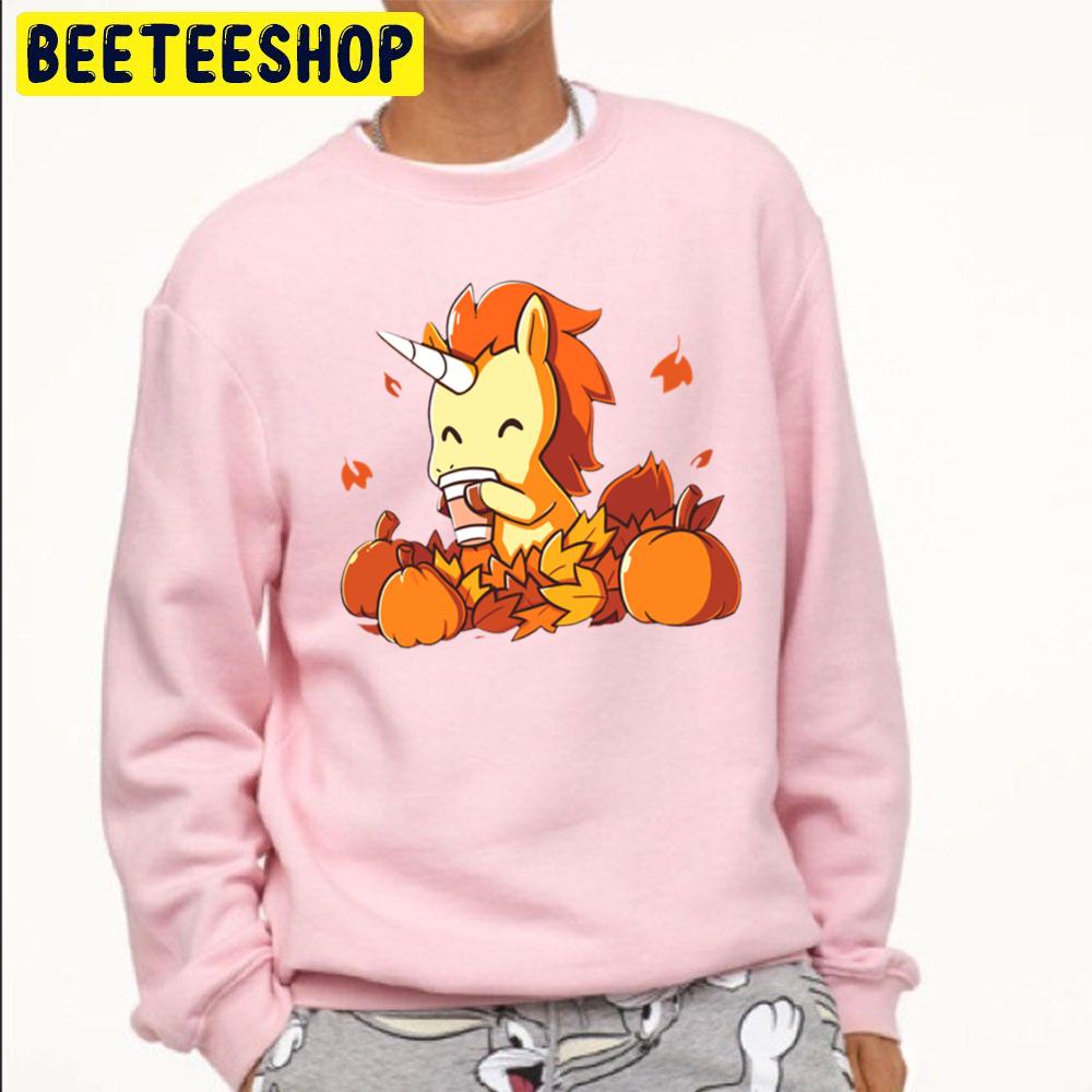 Pumpkin Spice Unicorn Hallothankmas Unisex Sweatshirt Pumpkin Spice Unicorn Hallothankmas Unisex Sweatshirt