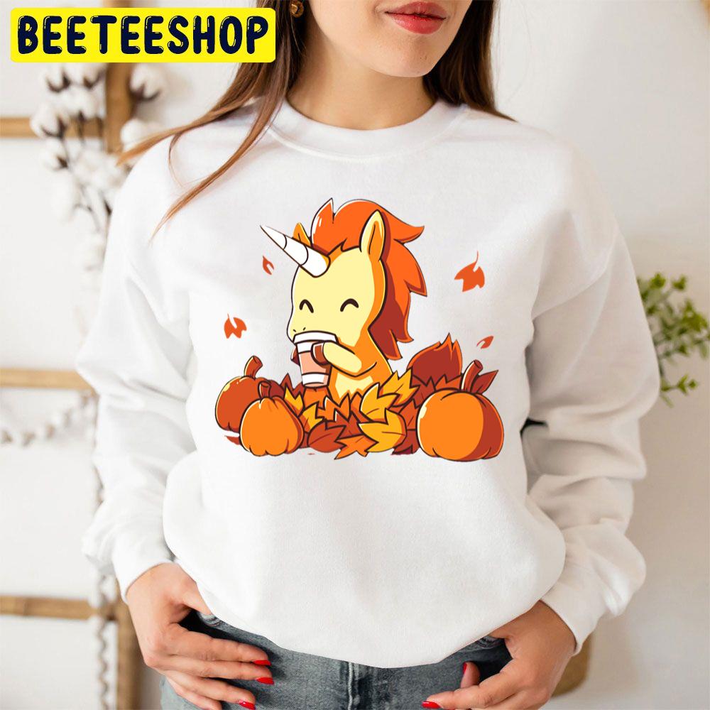 Pumpkin Spice Unicorn Hallothankmas Unisex Sweatshirt Pumpkin Spice Unicorn Hallothankmas Unisex Sweatshirt