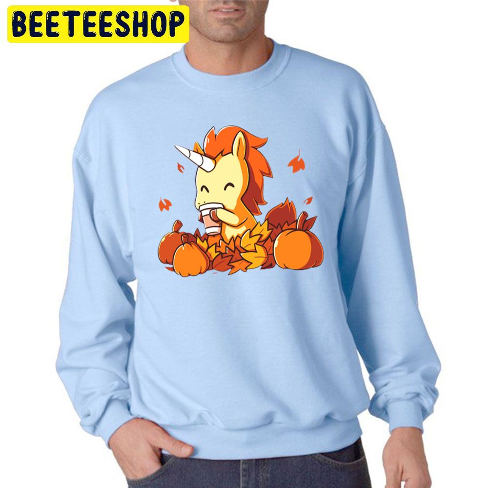 Pumpkin Spice Unicorn Hallothankmas Unisex Sweatshirt Pumpkin Spice Unicorn Hallothankmas Unisex Sweatshirt