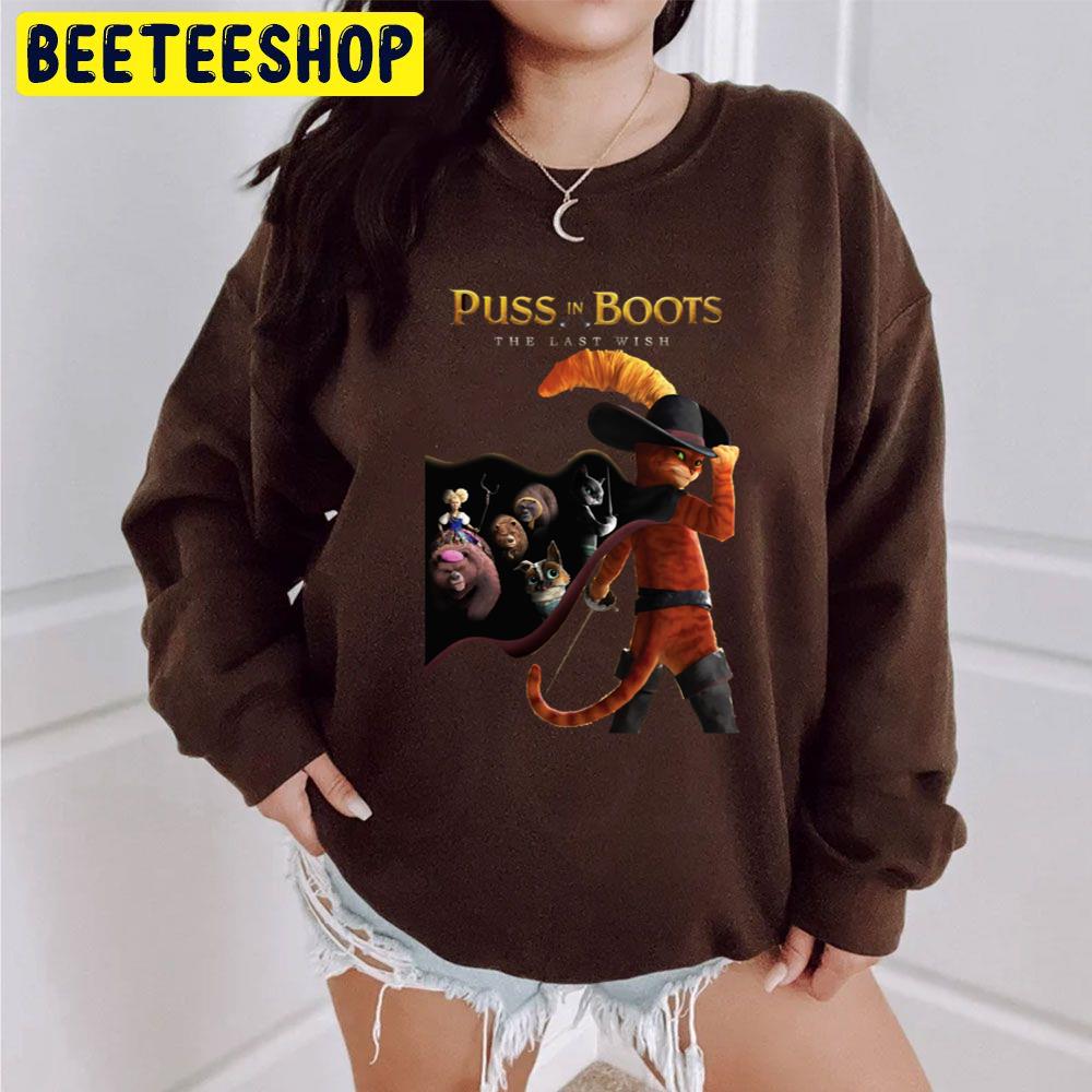 Puss In Boots The Last Wish 2022 Movie Unisex Sweatshirt Puss In Boots The Last Wish 2022 Movie Unisex Sweatshirt