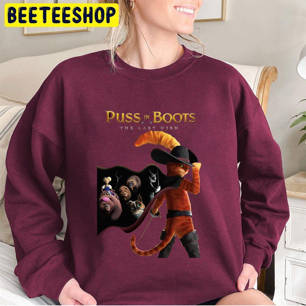 Puss In Boots The Last Wish 2022 Movie Unisex Sweatshirt Puss In Boots The Last Wish 2022 Movie Unisex Sweatshirt