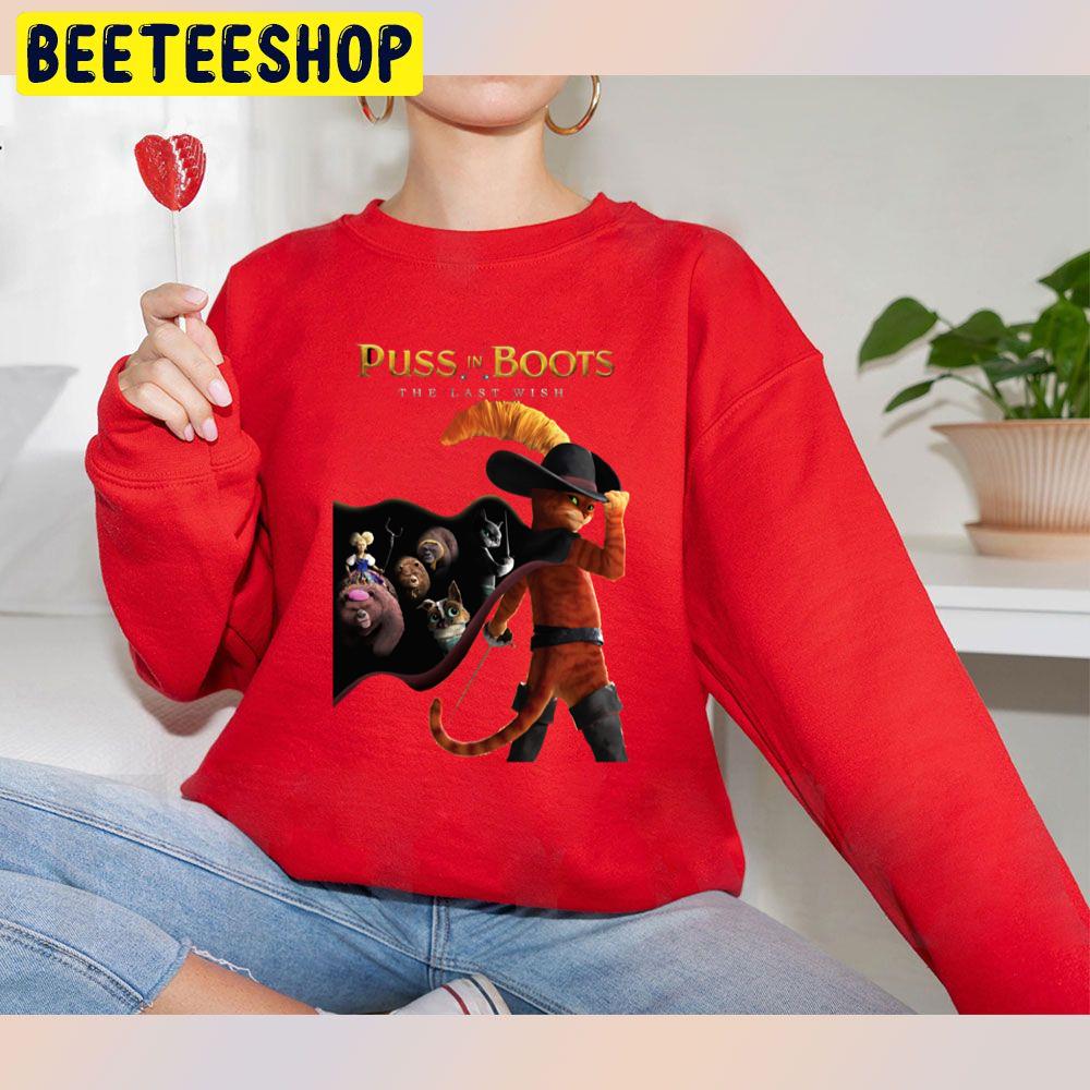 Puss In Boots The Last Wish 2022 Movie Unisex Sweatshirt Puss In Boots The Last Wish 2022 Movie Unisex Sweatshirt
