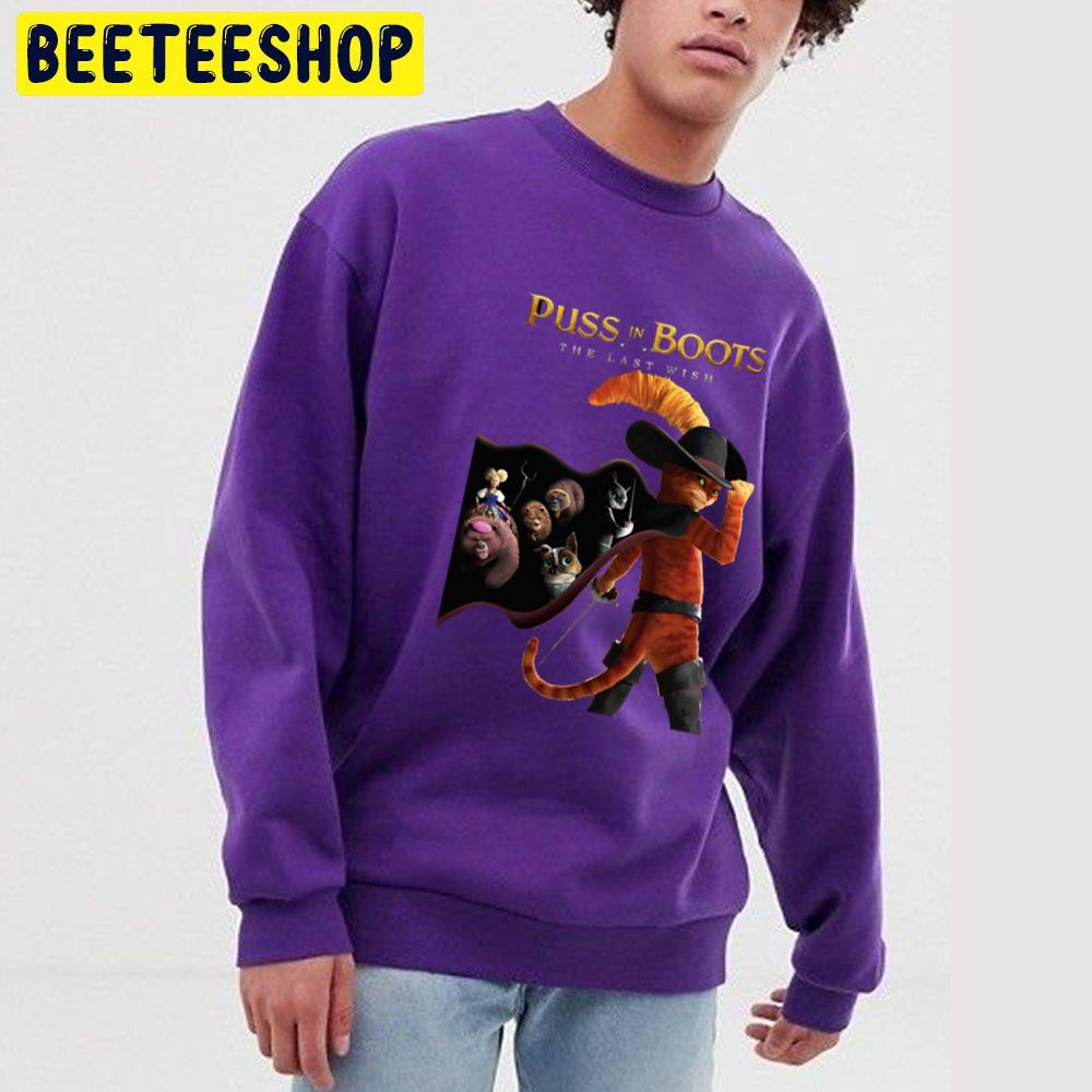 Puss In Boots The Last Wish 2022 Movie Unisex Sweatshirt Puss In Boots The Last Wish 2022 Movie Unisex Sweatshirt