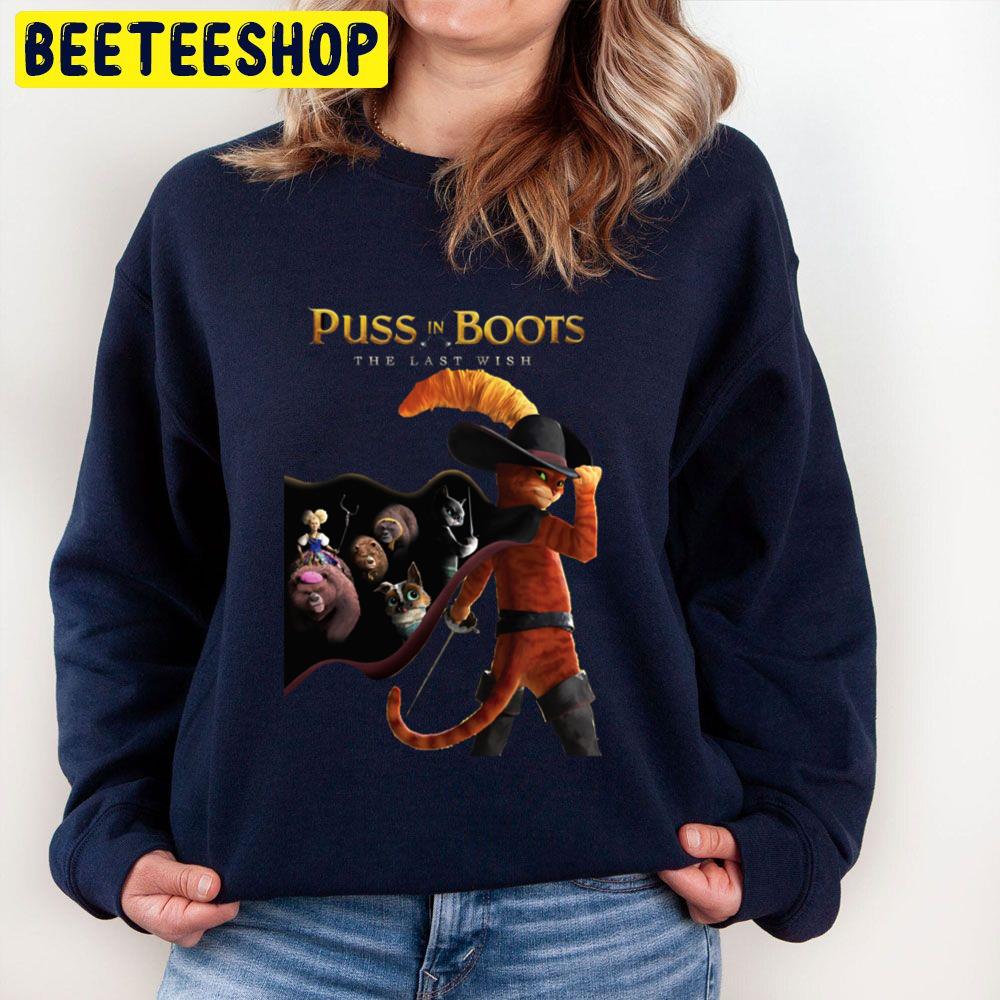 Puss In Boots The Last Wish 2022 Movie Unisex Sweatshirt Puss In Boots The Last Wish 2022 Movie Unisex Sweatshirt