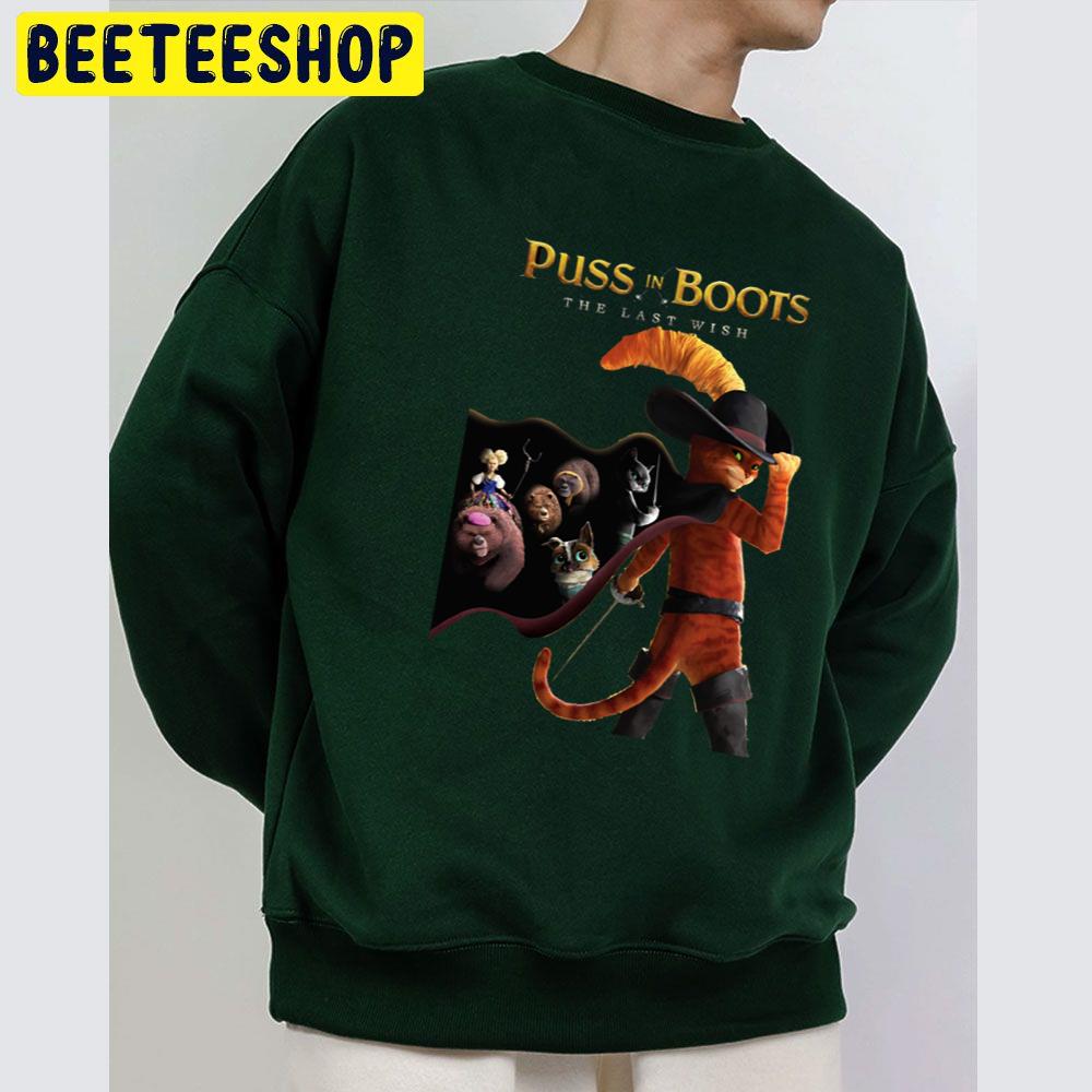 Puss In Boots The Last Wish 2022 Movie Unisex Sweatshirt Puss In Boots The Last Wish 2022 Movie Unisex Sweatshirt