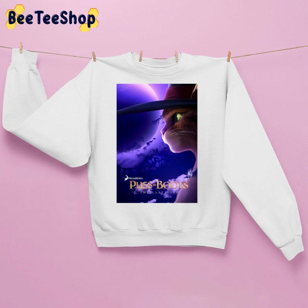 Puss In Boots The Last Wish Film 2022 Trending Unisex Sweatshirt Puss In Boots The Last Wish Film 2022 Trending Unisex Sweatshirt