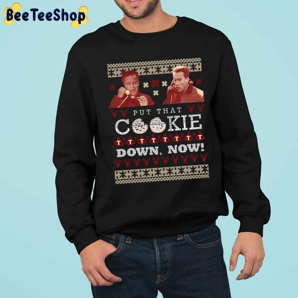 Put That Cookie Down, Now Ugly Pattern Christmas Trending Unisex Sweatshirt Put That Cookie Down, Now Ugly Pattern Christmas Trending Unisex Sweatshirt
