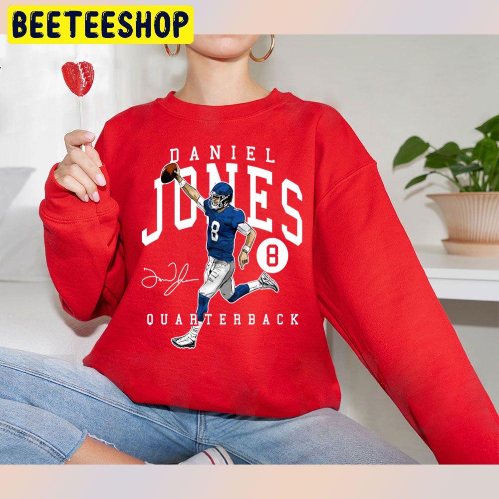 Quaterback Daniel Jones Signature Football Player Trending Unisex Sweatshirt Quaterback Daniel Jones Signature Football Player Trending Unisex Sweatshirt