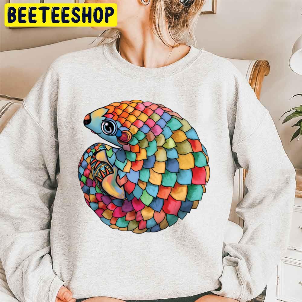 Rainbow Pangolin Trending Unisex Sweatshirt Rainbow Pangolin Trending Unisex Sweatshirt