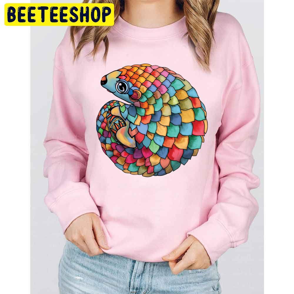 Rainbow Pangolin Trending Unisex Sweatshirt Rainbow Pangolin Trending Unisex Sweatshirt