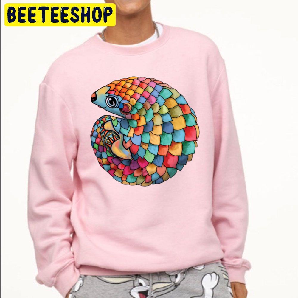 Rainbow Pangolin Trending Unisex Sweatshirt Rainbow Pangolin Trending Unisex Sweatshirt