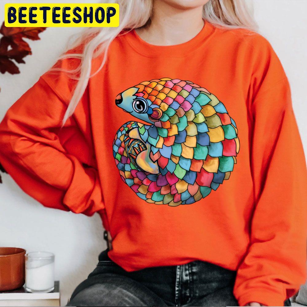 Rainbow Pangolin Trending Unisex Sweatshirt Rainbow Pangolin Trending Unisex Sweatshirt